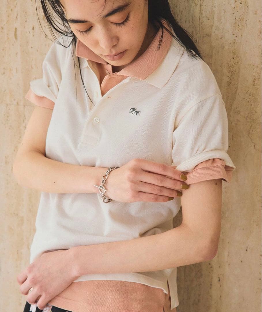 【IENA】LACOSTE/ラコステ 別注 POLO SHIRTS ポロシャツ