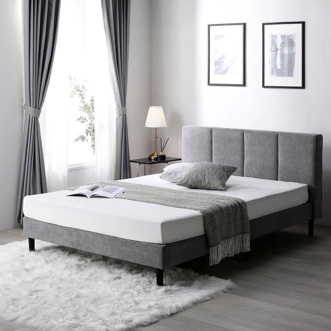 シングルベッドフレーム　ファブリック