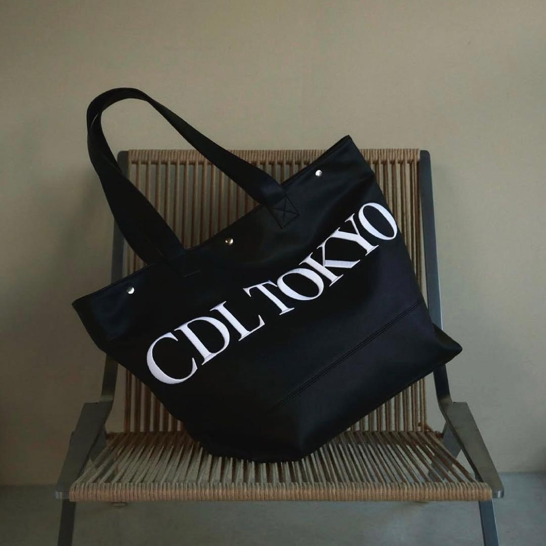 CDL TOKYO Faux Leather Travel Bag 黒 ØMI