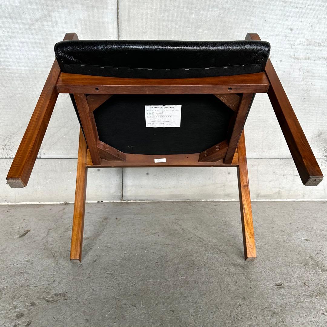 ✦ 廃盤モデル✦シギヤマ家具 CITY LD CHAIR 岩倉榮利デザイン 本革