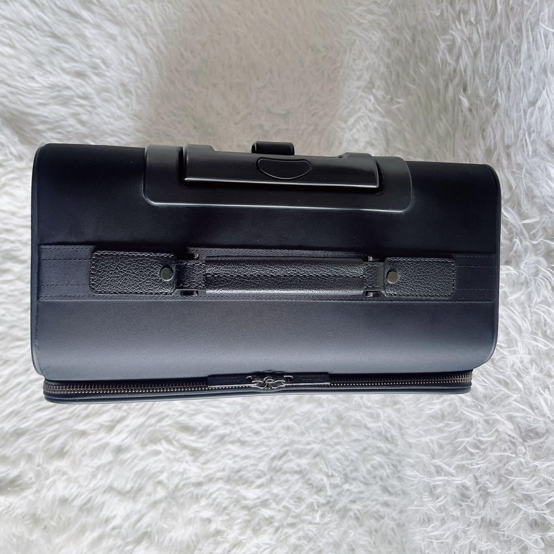 希少✨【バーバリーブラックレーベル】キャリーケース ブラック チェック 鍵付き