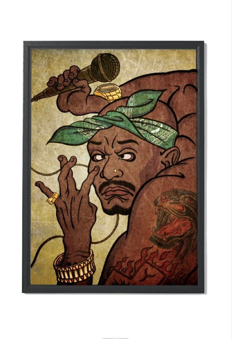 APPLEBUM 2pac A1ポスター(25FW)