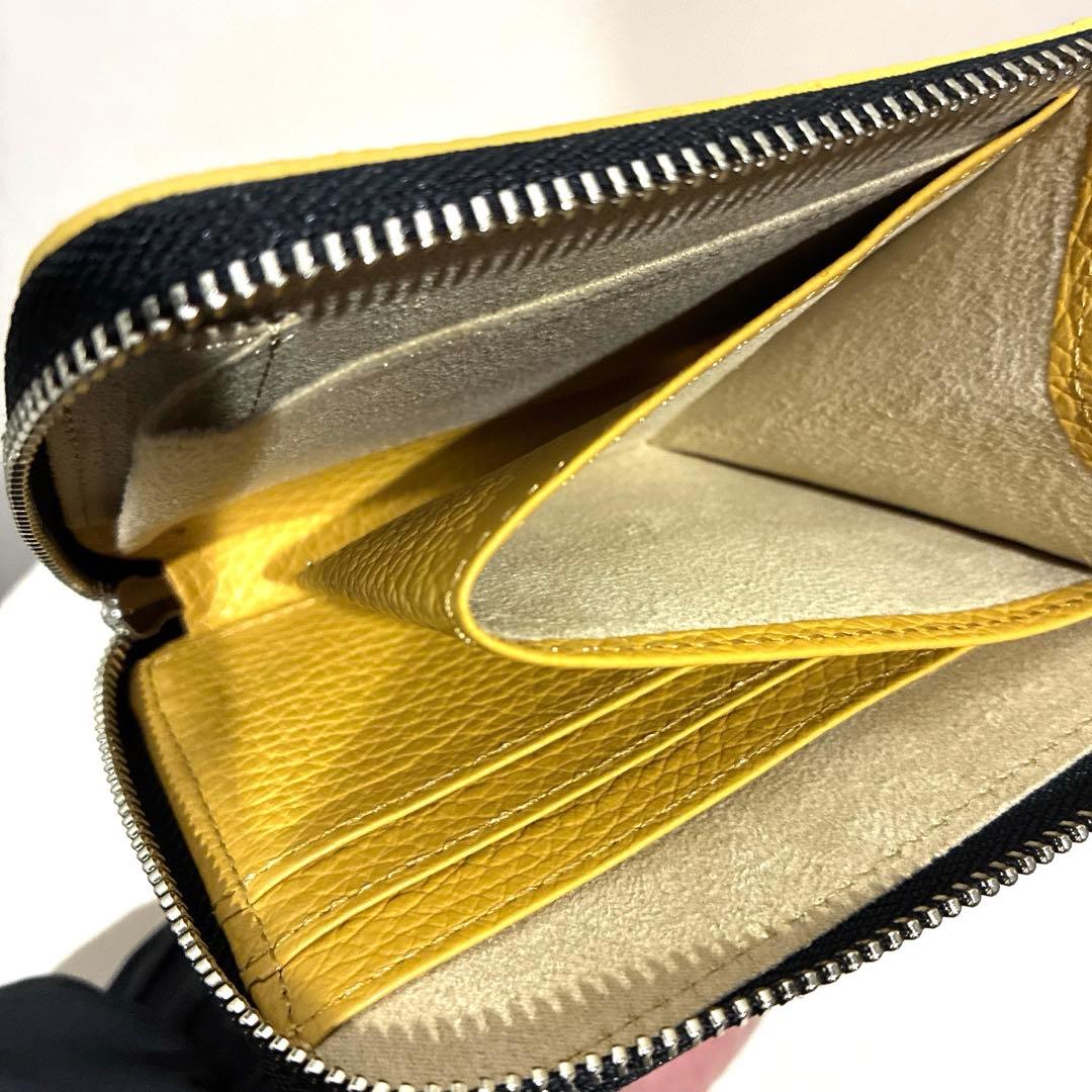 ATAO アタオ ミニ財布 刺繍 キリン 18周年記念 ZOOシリーズ