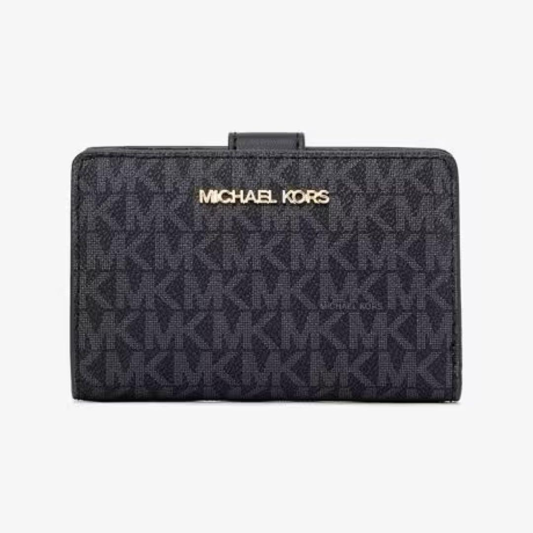 MICHAEL KORS ブラック 二つ折り財布