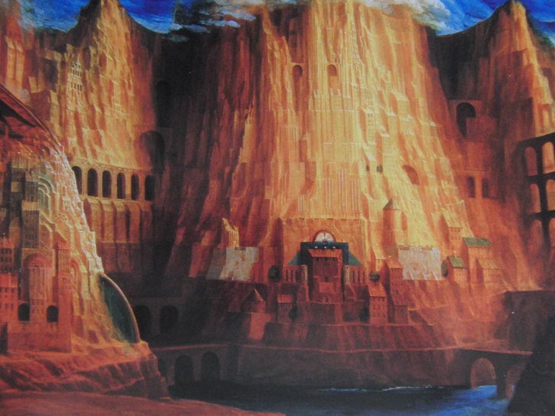 北澤茂夫、【私の街】、希少な額装用画集より、新品額装付、状態良好