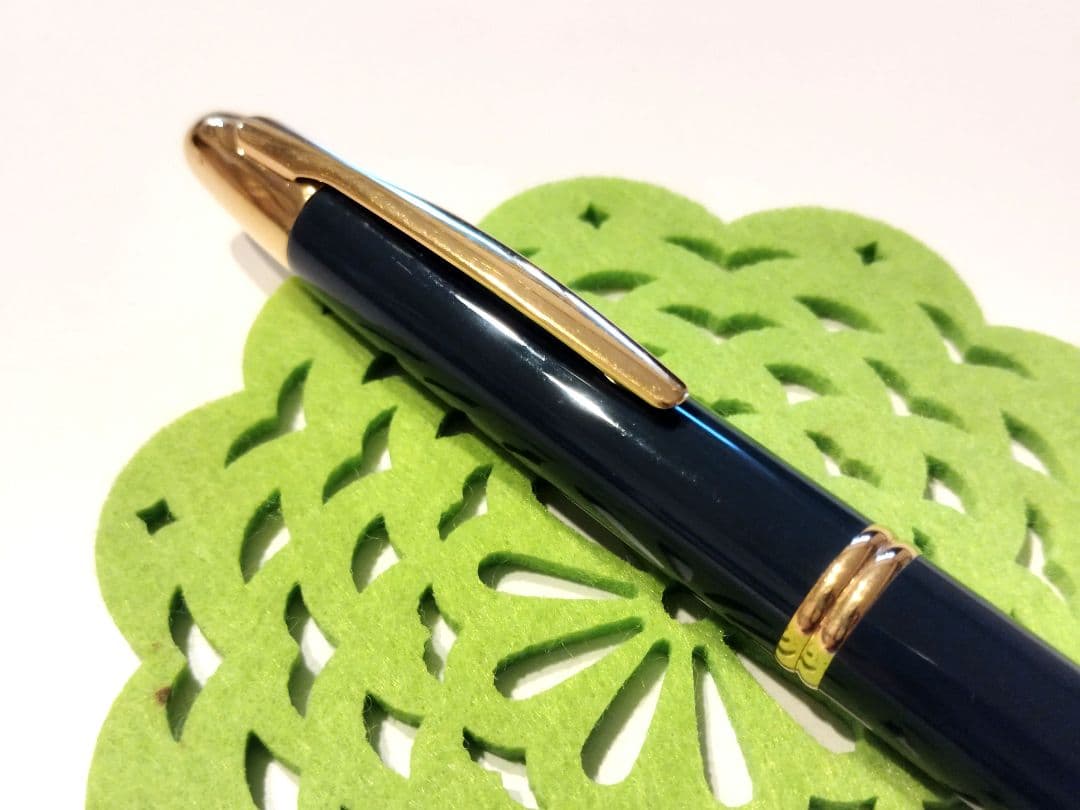 小っちゃい字書くのにおすすめ☆キャップレス万年筆　18K　細字　グレー