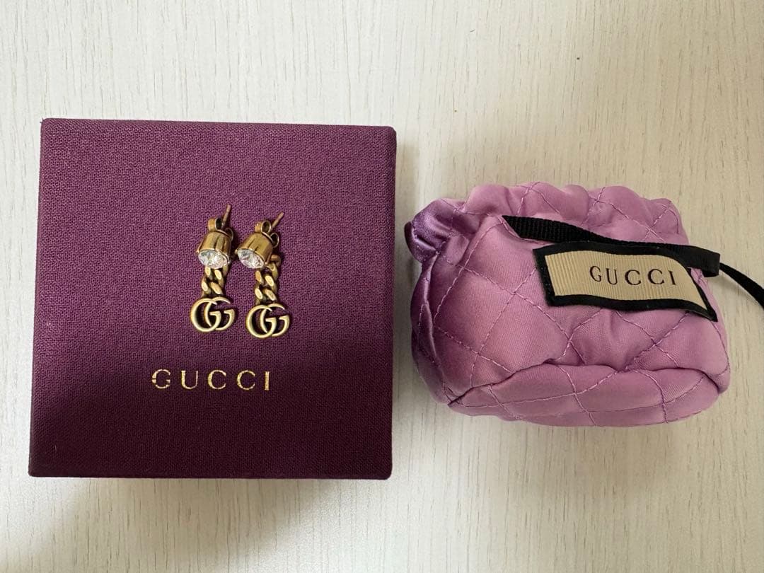 GUCCI ピアス ドロップピアス