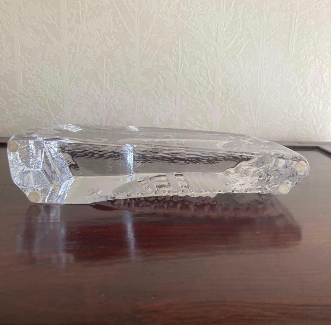 北欧 KOSTA BODA コスタボダ クリスタルガラス 船の彫刻