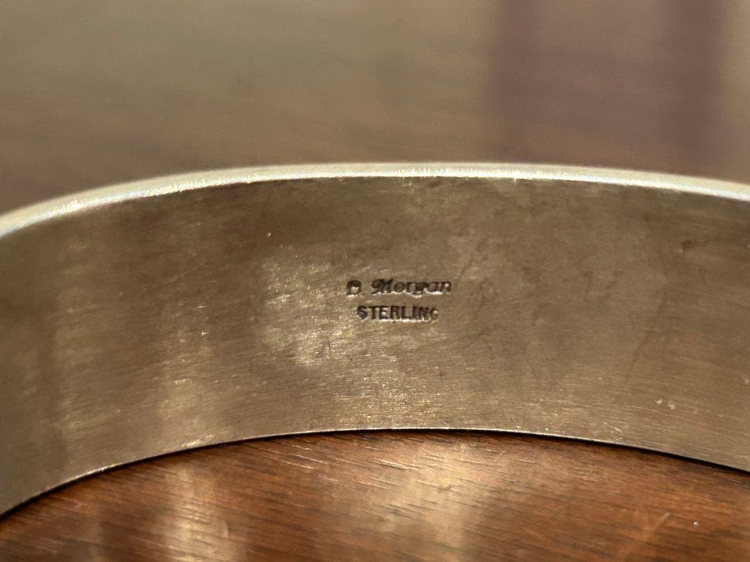 ナバホ族　バングル　ブルース・モーガン