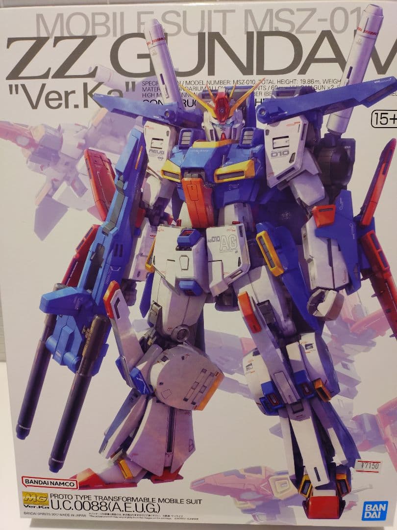 【新品未組立】MG ZZガンダム Ver.Ka ガンダム