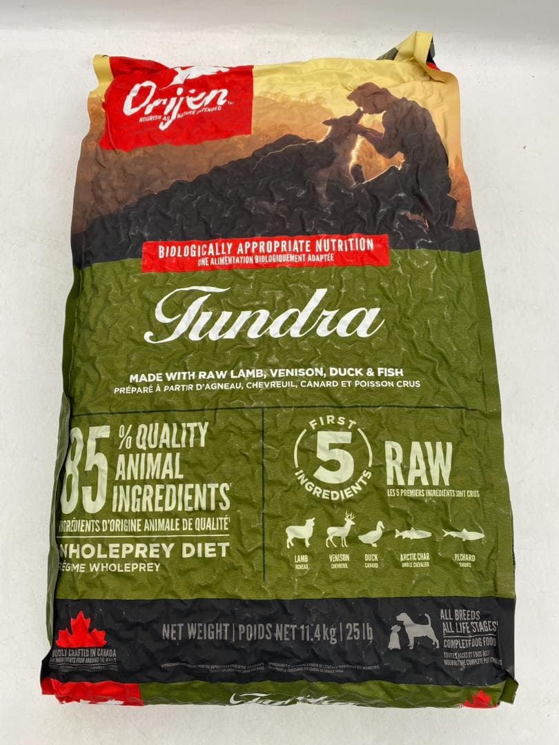 【在庫処分】 オリジン Orijen ツンドラ 全犬種全年齢用 11.4kg