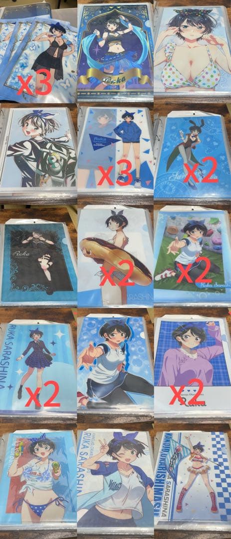 彼女、お借りします　更科瑠夏　クリアファイル