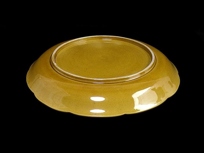 珉平焼　淡路焼　７寸半皿　E699AS-CRu