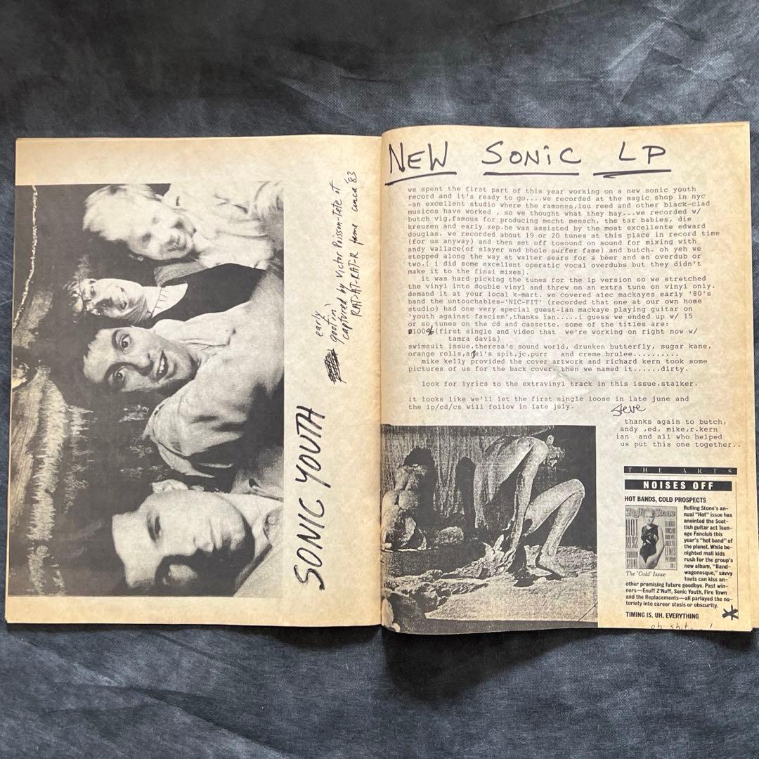 ソニックユース ファンジン SONIC DEATH #2