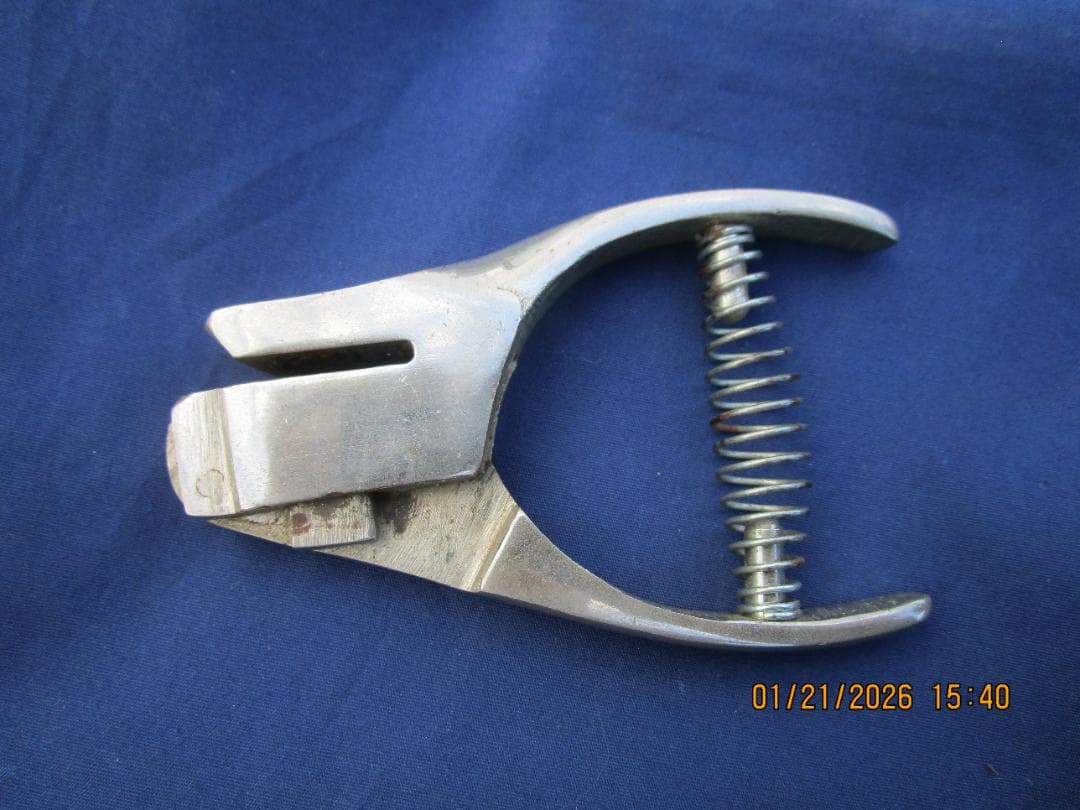 国鉄　JR　切符切パンチ　切符切ペンチ　改札パンチ　当時の物　1個