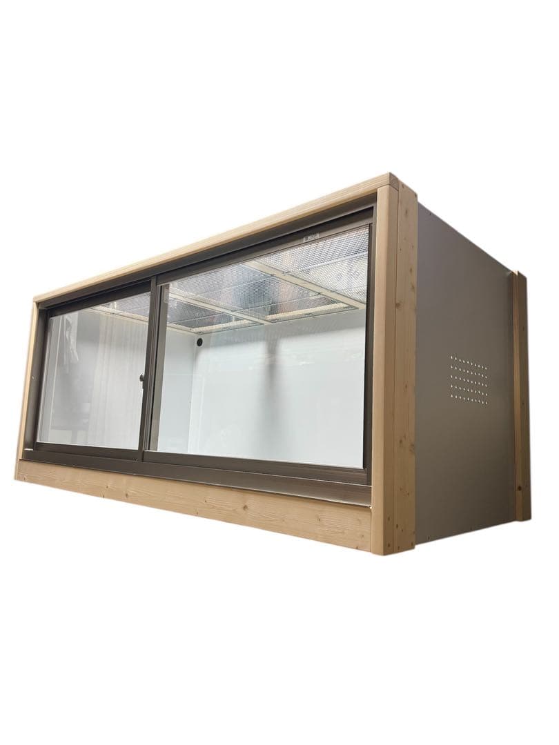 爬虫類ケージ 180×90×90 アルミサッシ仕様