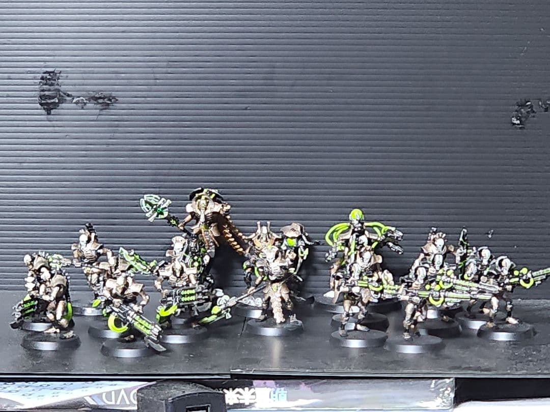 週刊ウォーハンマーネクロン軍団塗装済み。