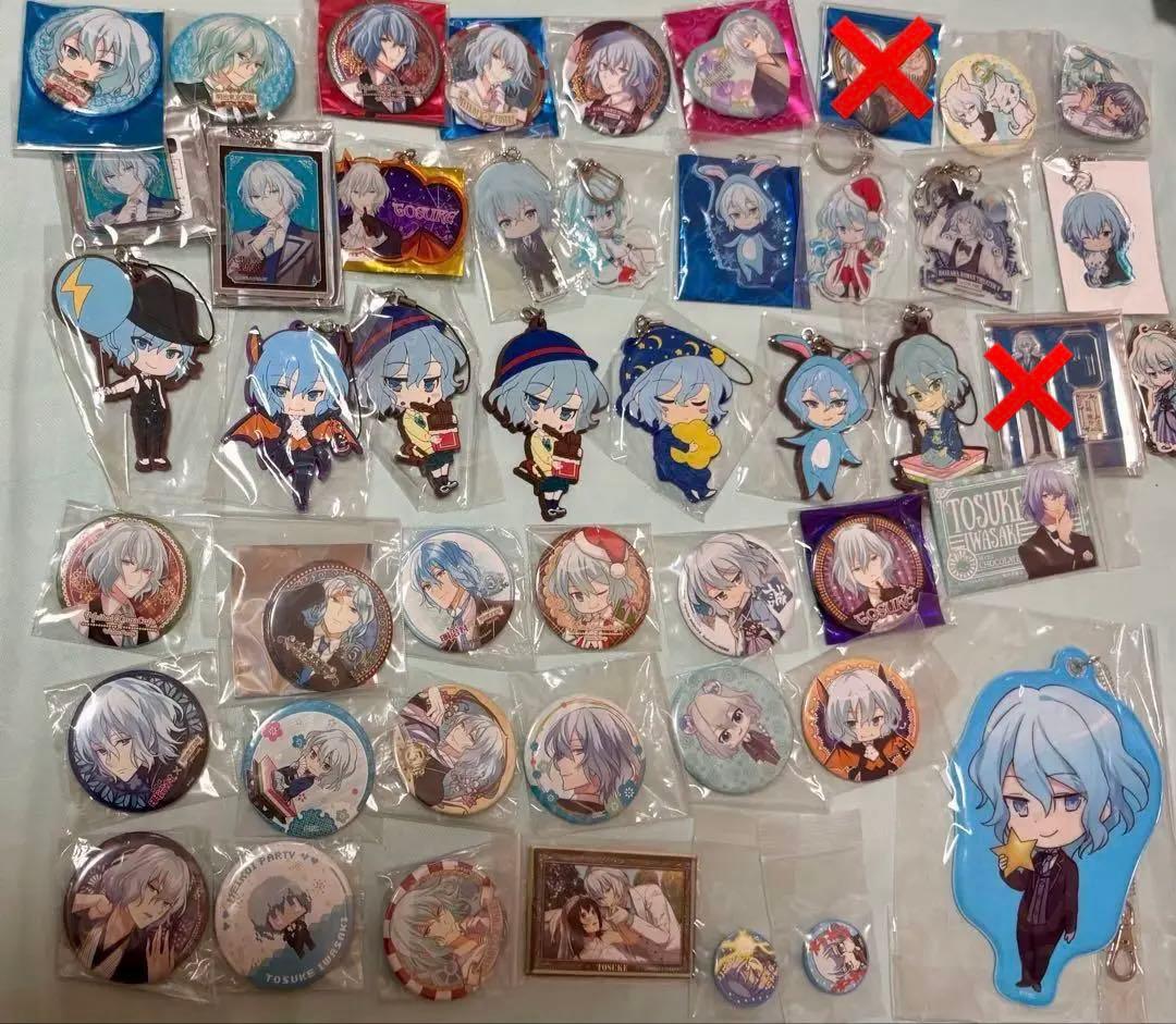 明治東亰恋伽 めいこい 岩崎 桃介 缶バッジ アクリルキーホルダー