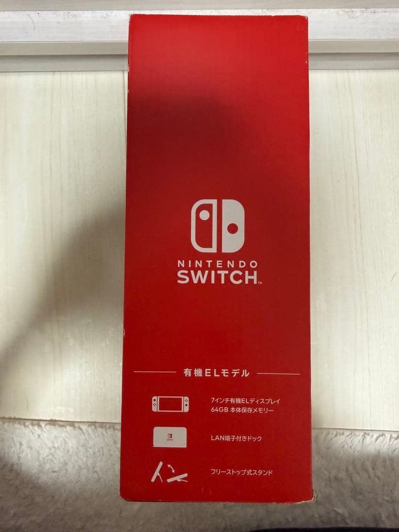 Nintendo Switch有機EL マリオレッド本体と付属品