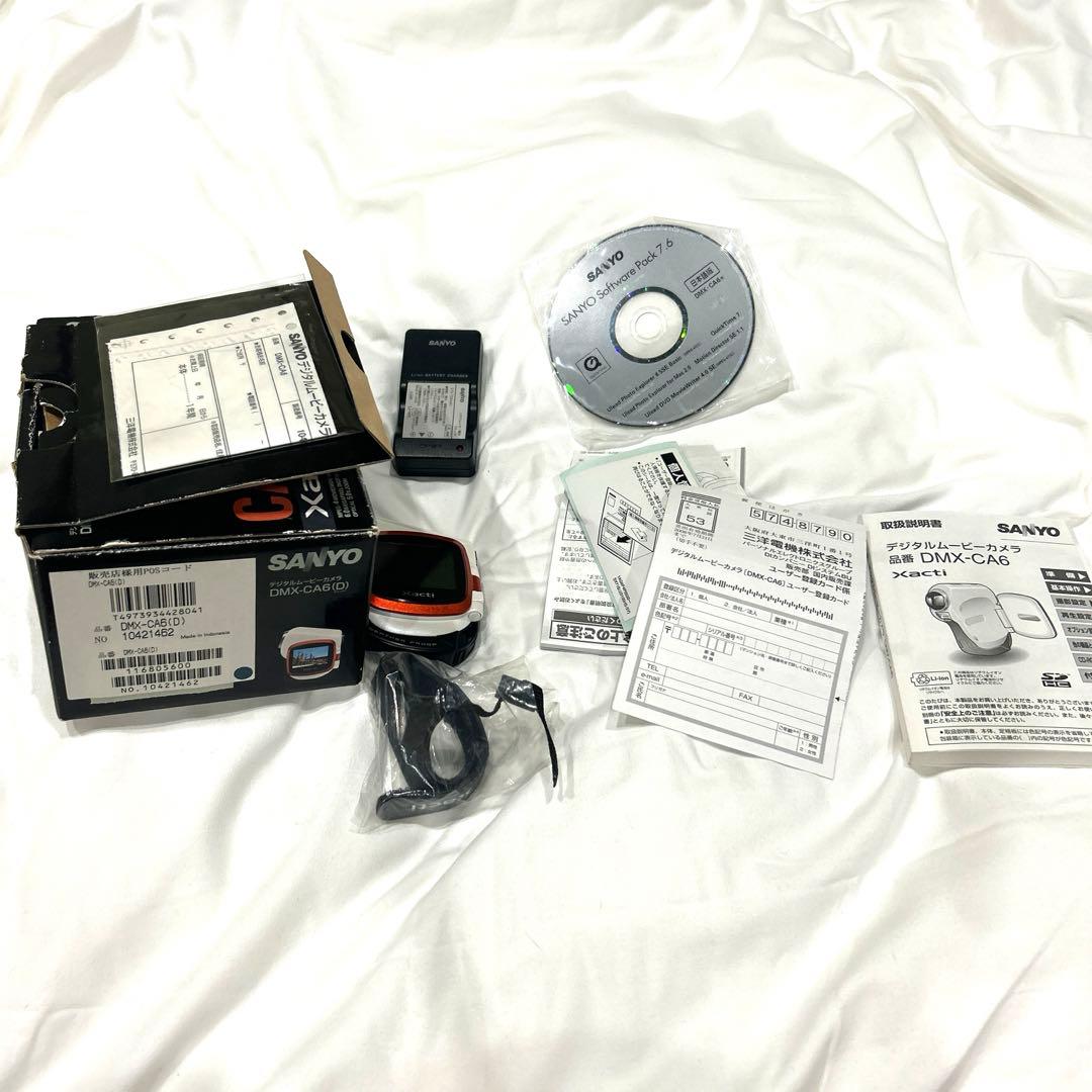 ☆美品☆SANYOデジタルムービーカメラXacti DMX-CA6☆人気稀少☆