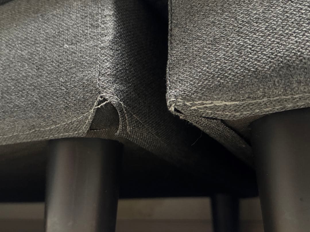 ロウヤ カウチソファ コーナーソファ 3人掛け 4人掛け L字 チャコールグレー