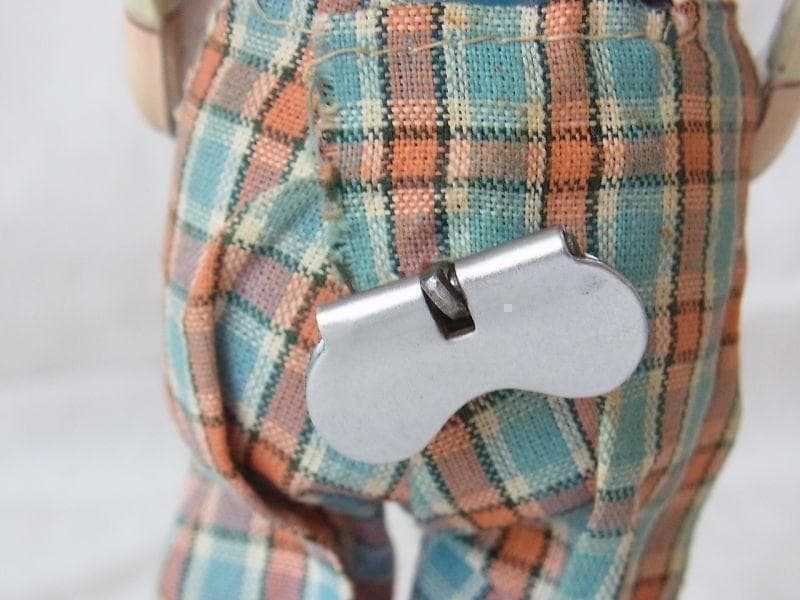 【美品】フラフープガール 1950年代 箱付き ゼンマイ ブリキ (検)ソフビ