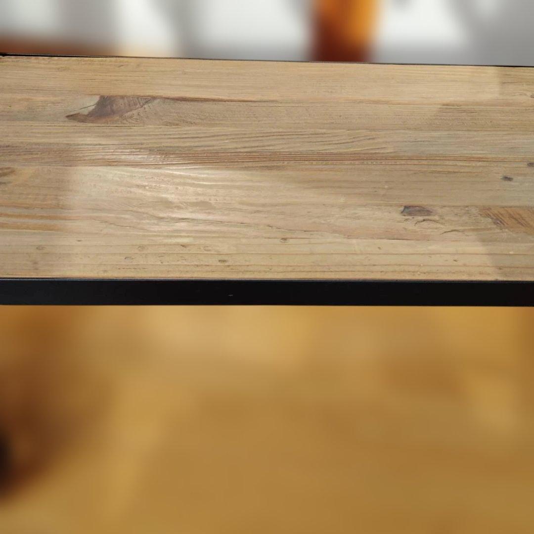 ★パイン古材×アイアンの重厚感★ アイアンラック カフェ風 棚 インダストリアル