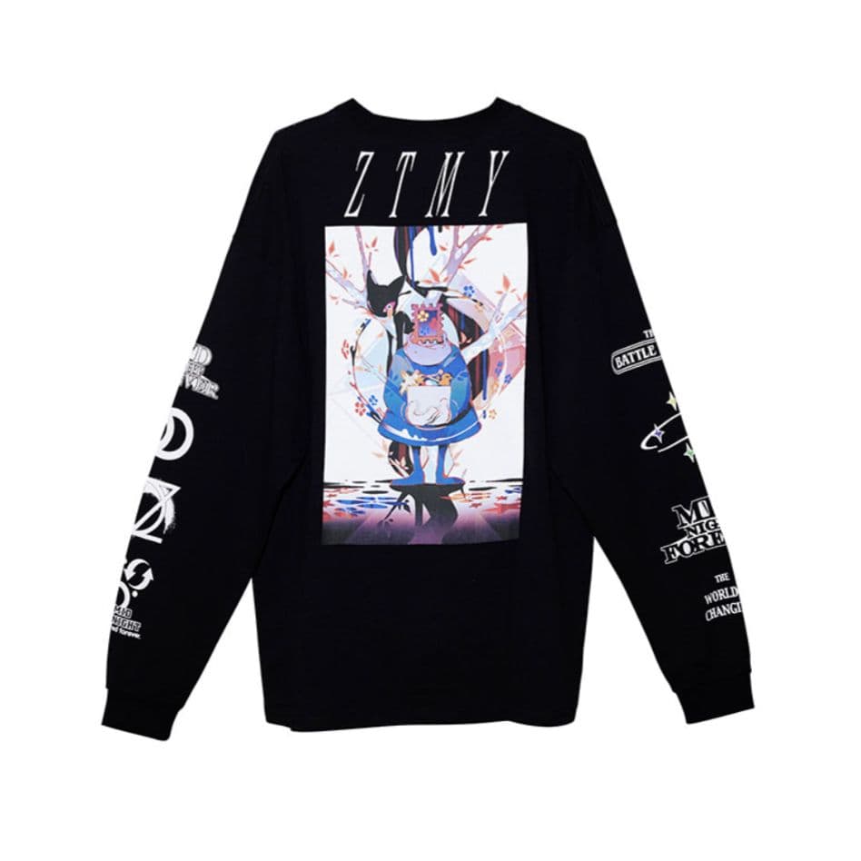 ZUTOMAYO CARD LongTee B(Black) ずとまよ Мサイズ