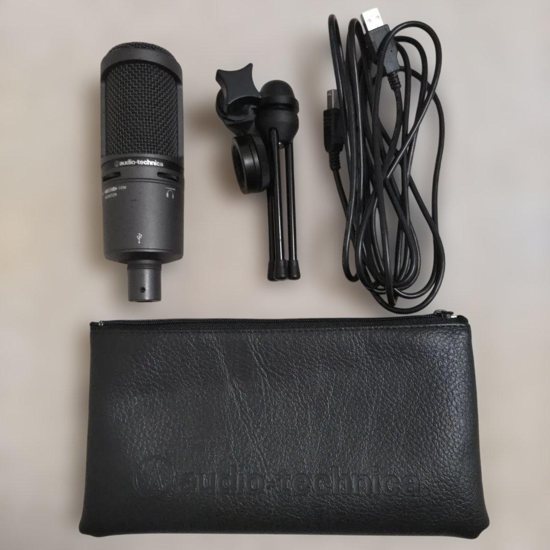 audio-technica AT2020USB+USBマイクロフォン