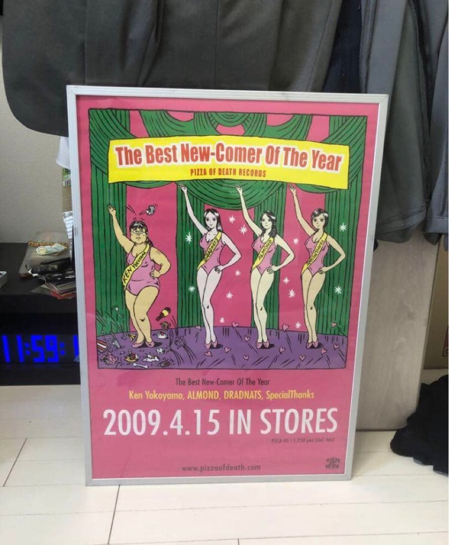 B2 ポスター ken yokoyama 横山健 pizza of death