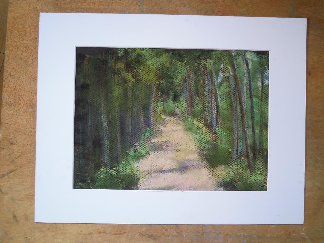 風景　森の小道