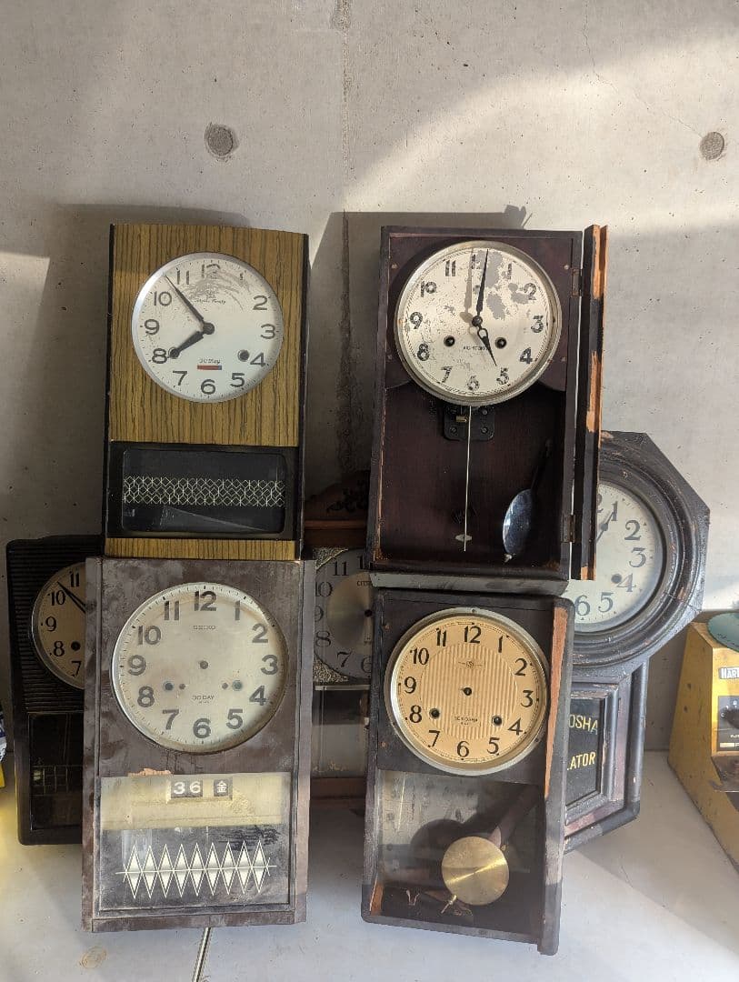 振り子掛時計　パーツまとめ