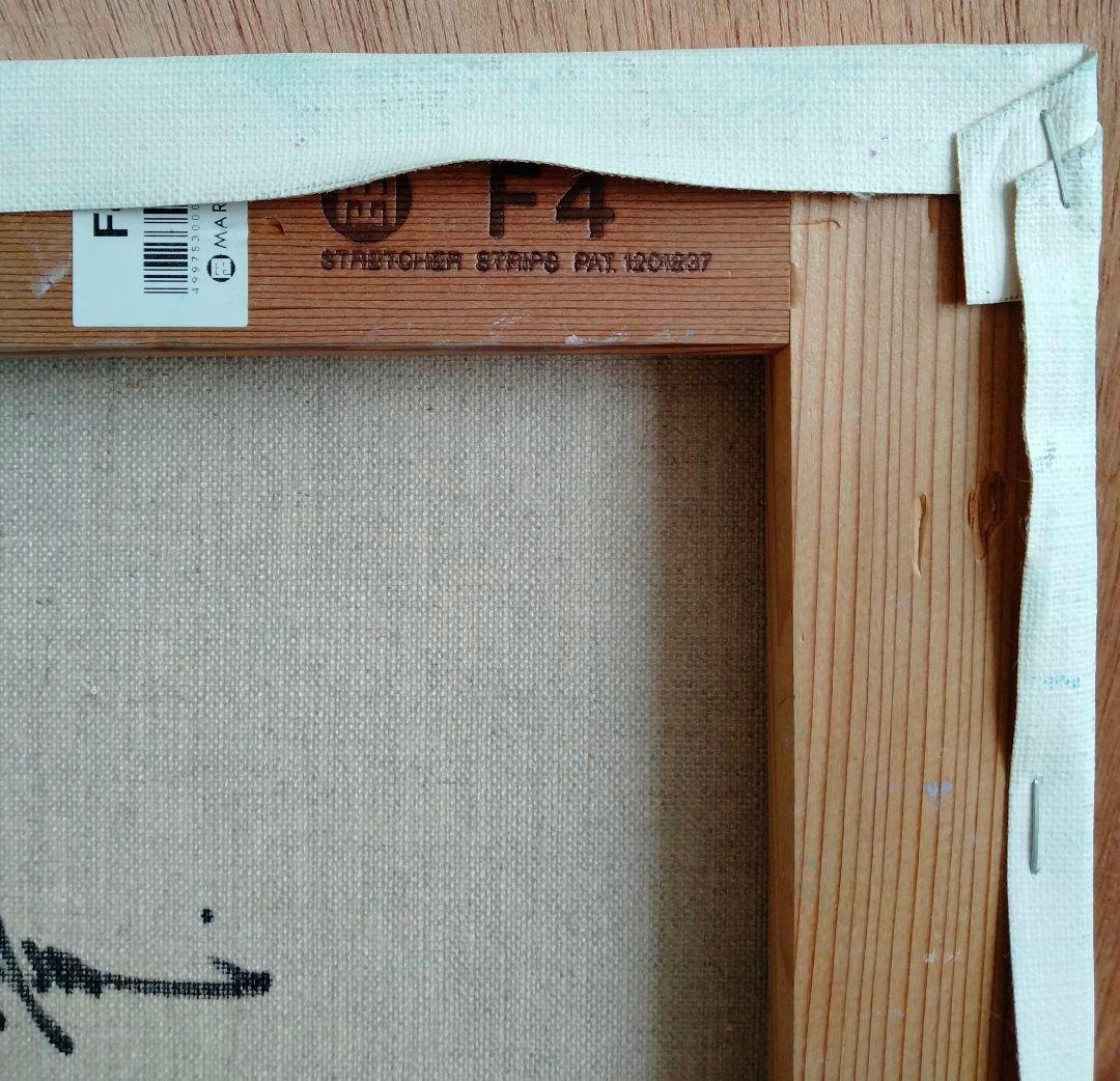 油絵 ガラス瓶に紫陽花 F４ 洋画家 池畠史幸 新作.肉筆画