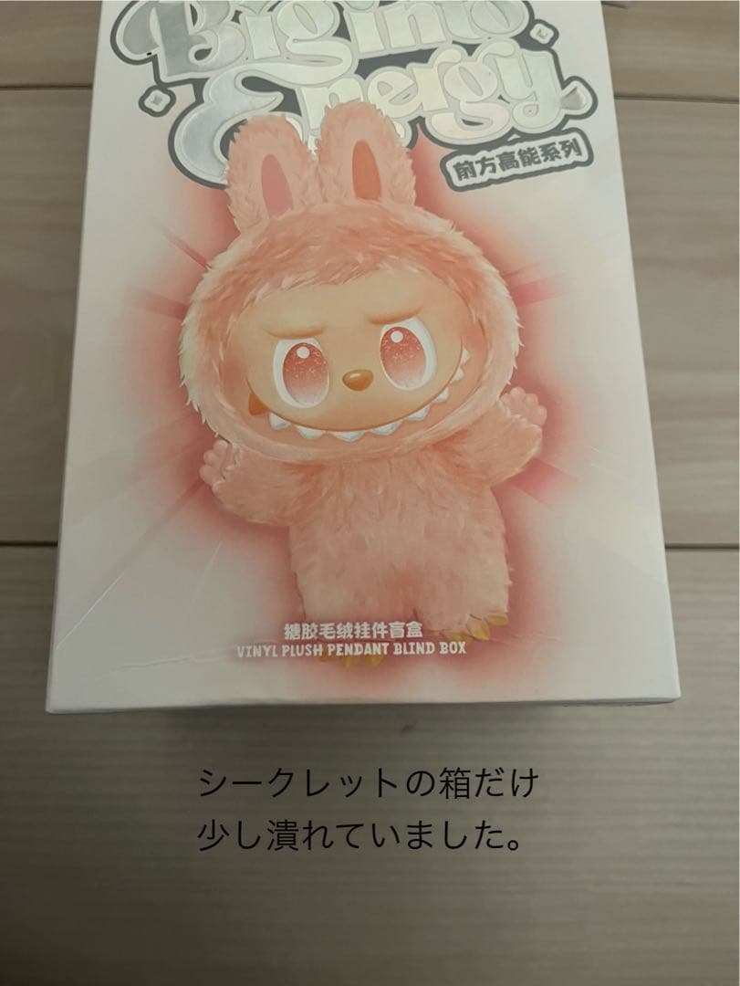 【即日】POPMART ラブブ　エナジー　ぬいぐるみ　シークレット　グレー　ID