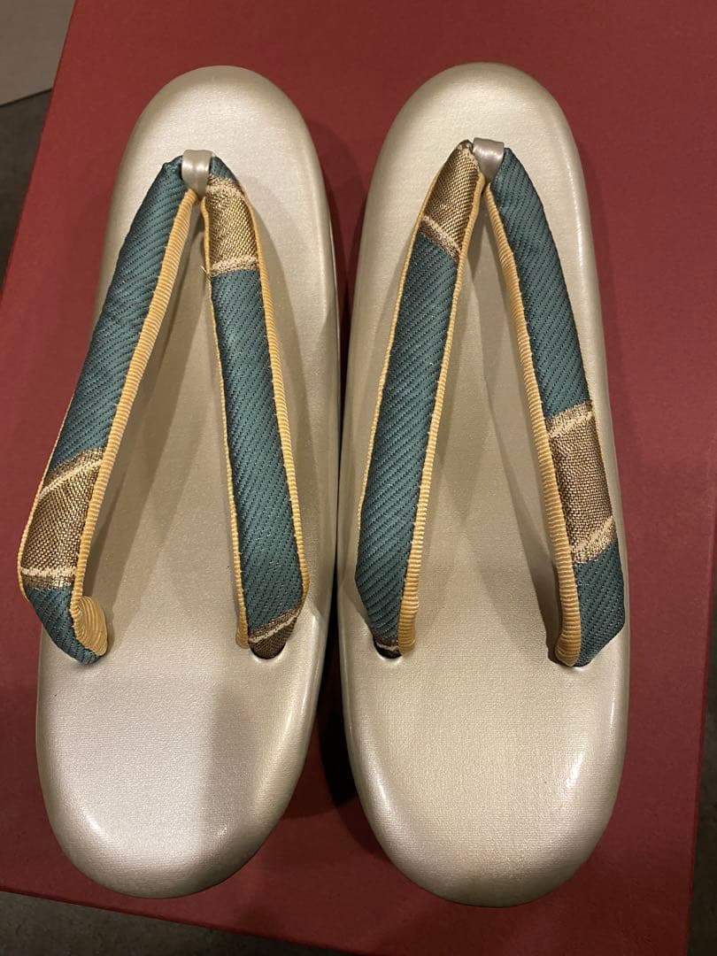 未使用 草履バッグセット 帯地 成人式 結婚式 振袖 卒業式 袴 くすみカラー