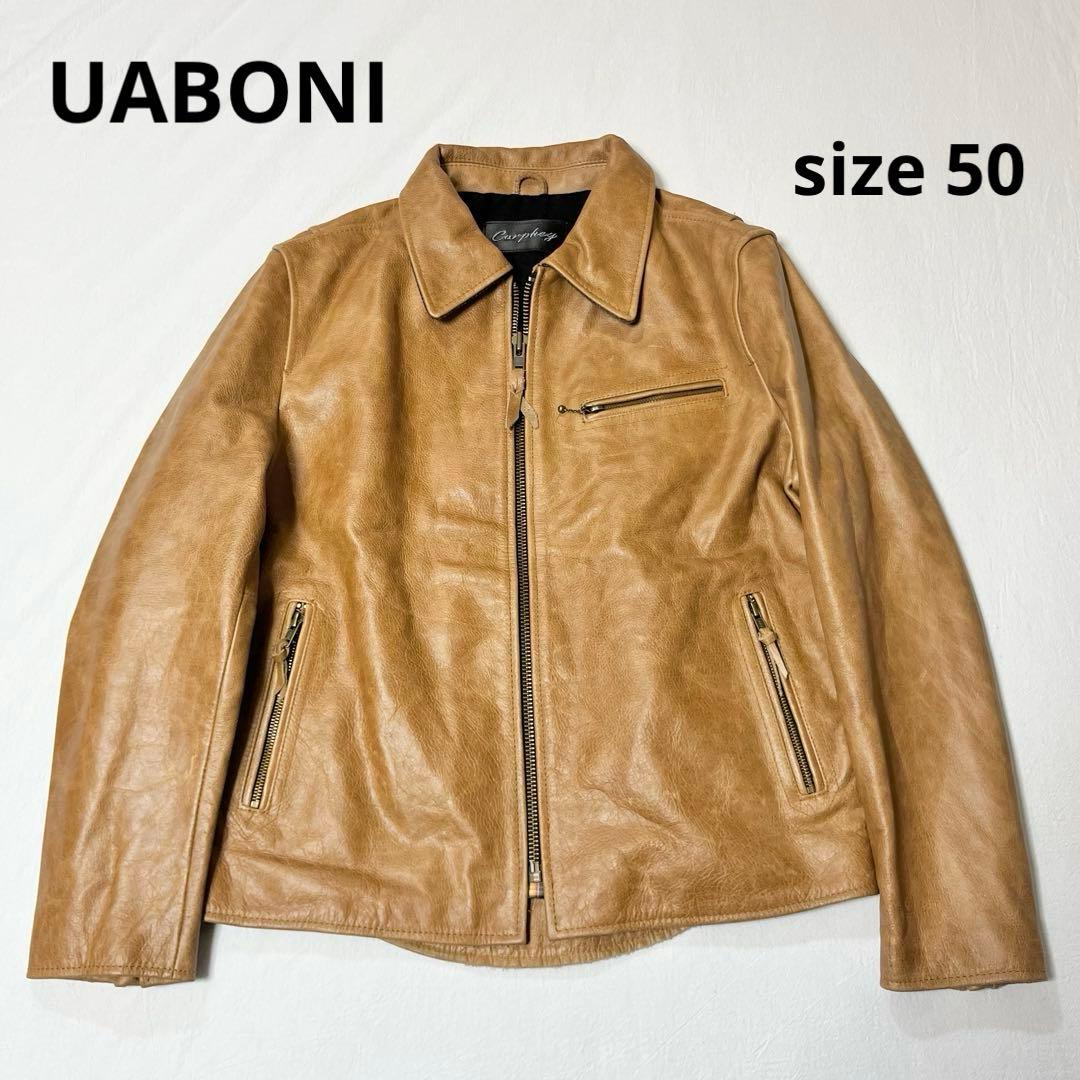 UABONI ユアボニ シングルライダースジャケット 牛革
