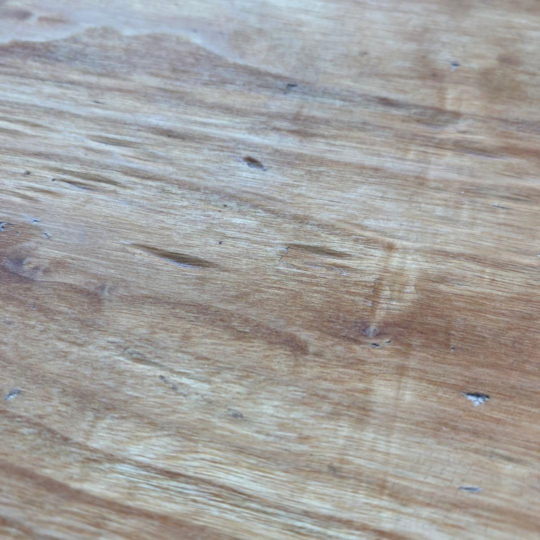 天然木　和裁机　和裁台　裁ち台　仕立台　文机　半尺印　両側引出し付き　①