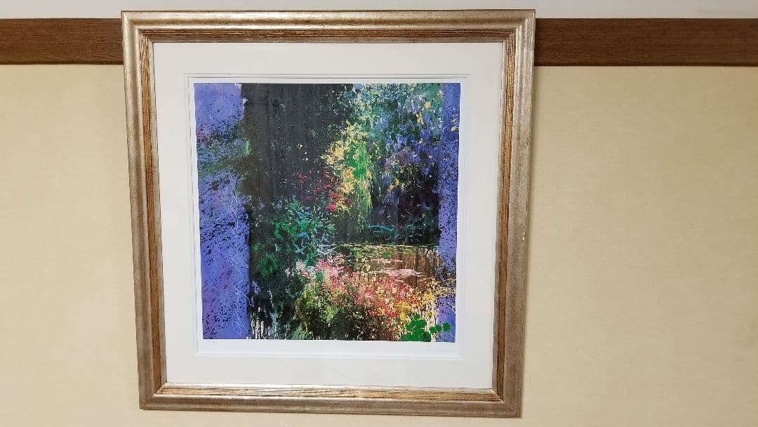 トレンツ リャド 真作 ＊ジヴェルニーの夏＊ シルクスクリーン 遺族サイン