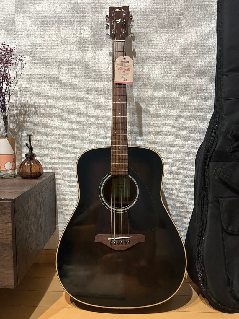 YAMAHA FGX865 エレクトリックアコースティックギター 黒　付属品付き