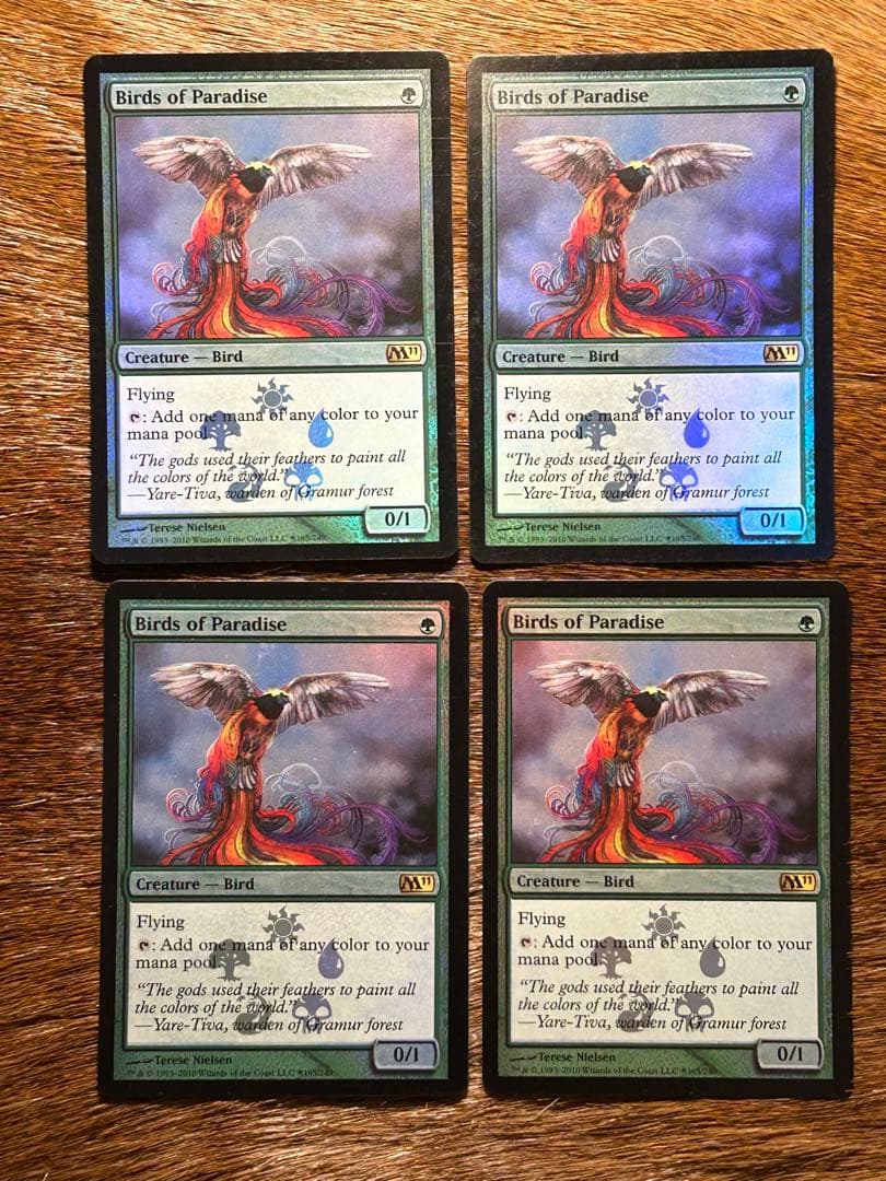 MTG 極楽鳥 英語 Foil 4枚セット プロモ