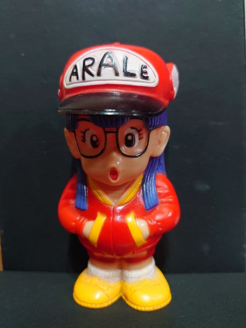 アラレちゃん 則巻アラレ ソフビ 貯金箱 東海銀行 ノベルティ