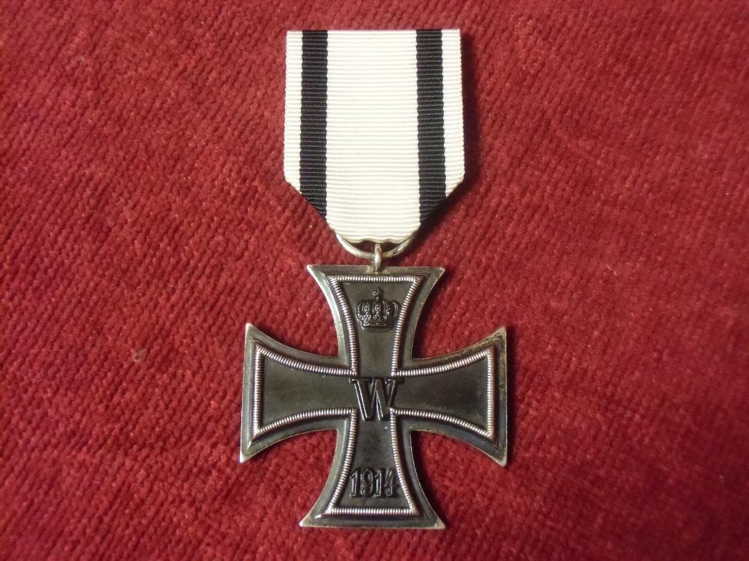 Ｗ帝政ドイツ軍/プロイセン王国＊＊１９１４鉄十字勲章２級（実物）