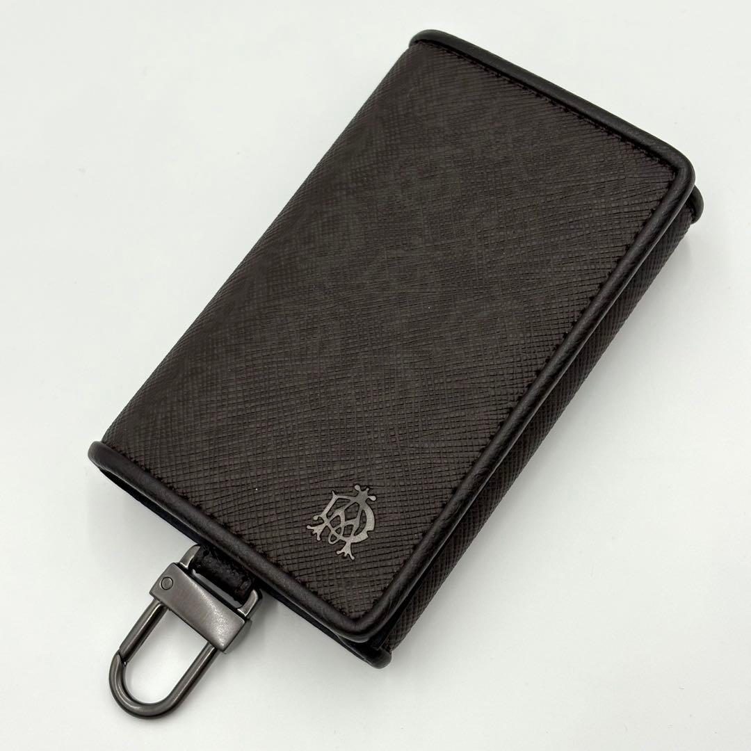 新品未使用✨ダンヒル　Dunhill 総柄　ダークブラウン　ロゴ　近年モデル