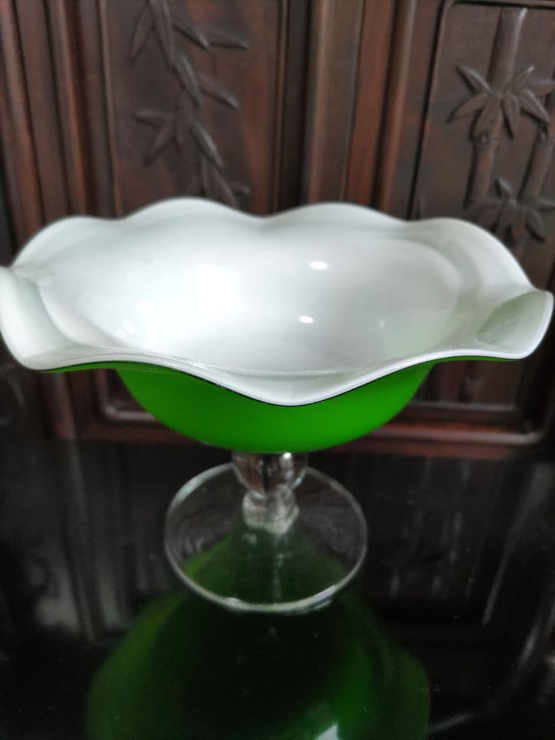 緑被せ乳白コンポート