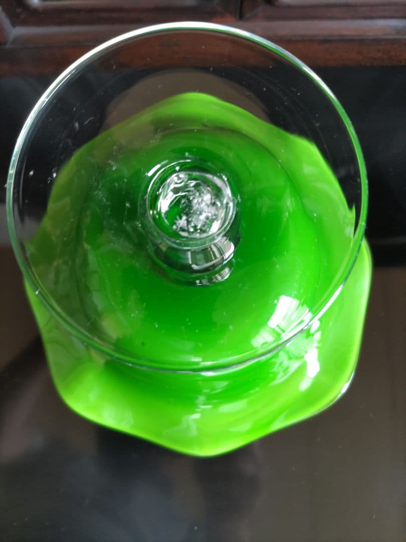 緑被せ乳白コンポート