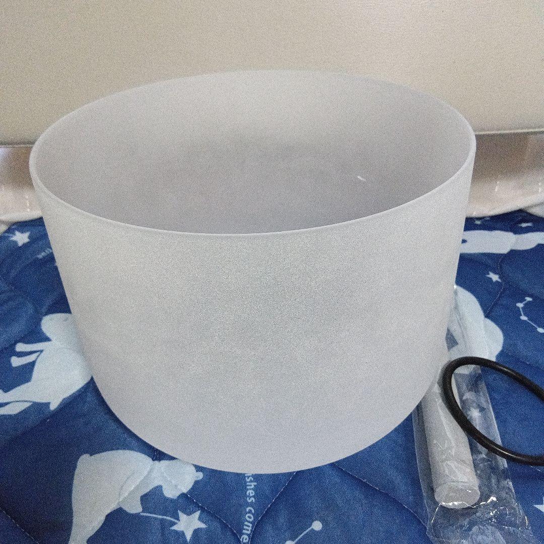 【値下げしました】クリスタルシンキングボウル☆ 直径約23cm−保存袋