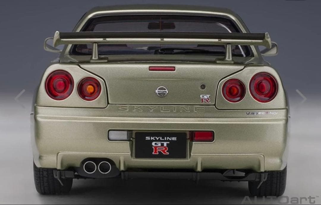 AUTOart 1/18 GT-R(R34) V-specⅡ NUR BBS