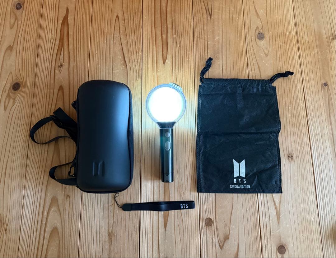 BTS ペンライト アミボム ver.4 MOS 公式 + アミボムケース