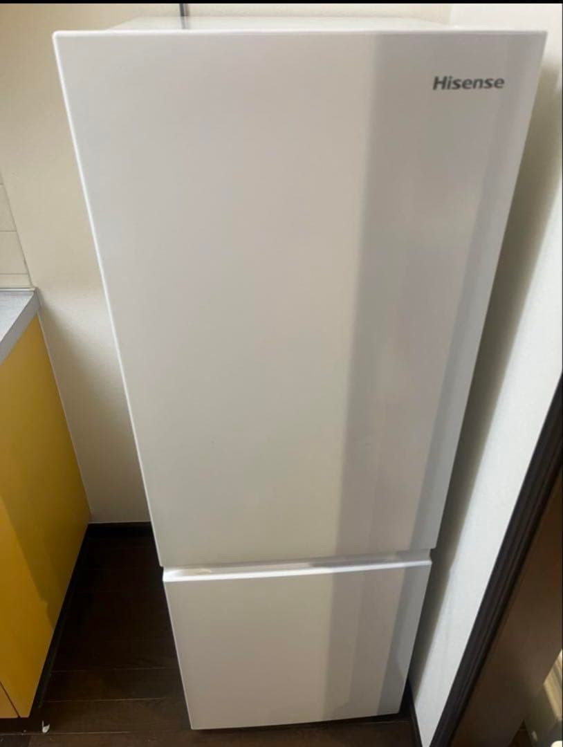 Hisense 2ドア冷蔵庫 ホワイト