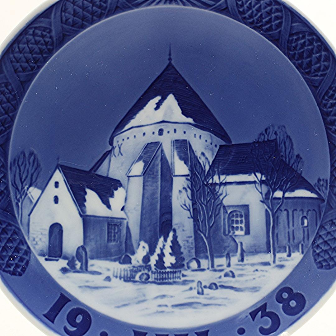 1938年 「オスタラーズ教会」 イヤープレート ロイヤルコペンハーゲン